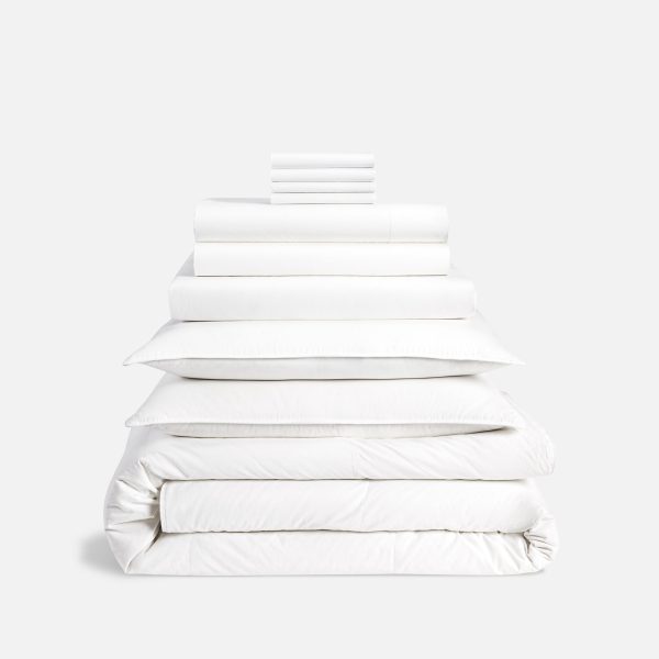 Washed Classic Percale Bedding Move-In Bundle