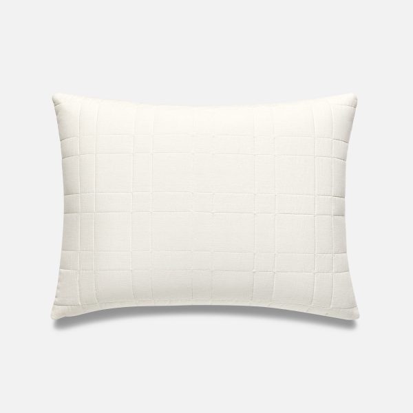 Washed European Linen Quilted Sham Set