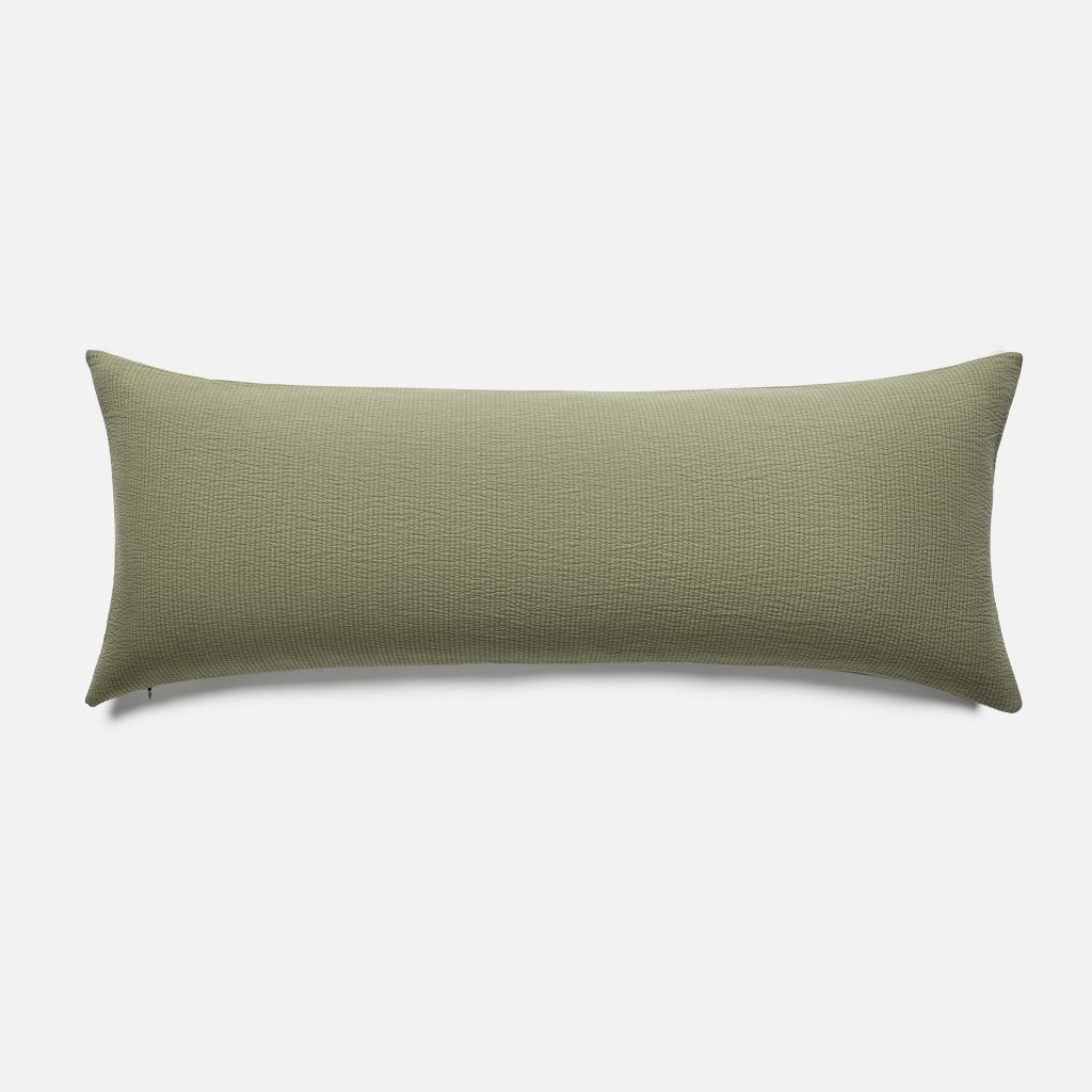 Ribbed Matelasse Lumbar Pillow Cover - Last Call
