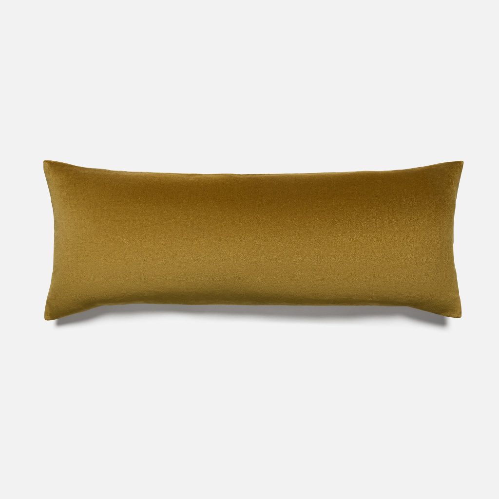 Cotton Velvet Lumbar Pillow Cover