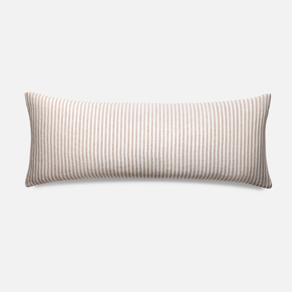 Washed European Linen Lumbar Pillow Cover