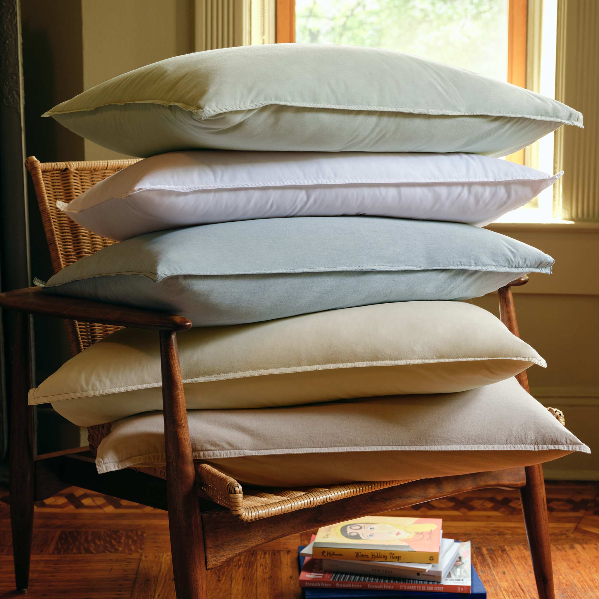 Washed Classic Percale Pillowcase Set - Last Call - Image 7