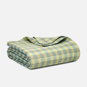 Breezeweave Cotton Gingham Bed Blanket – Last Call