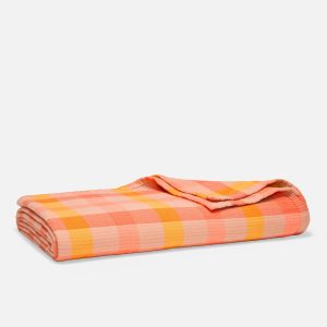 Sunwashed Check Bed Blanket – Last Call